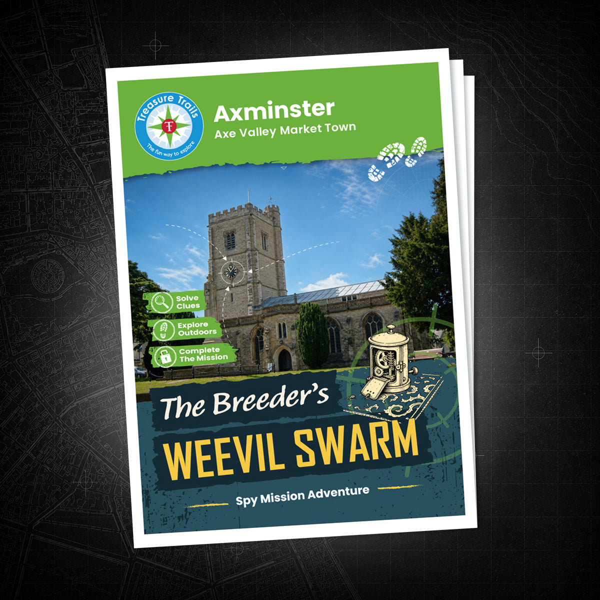 Axminster - Axe Valley Market Town Treasure Trail - front cover