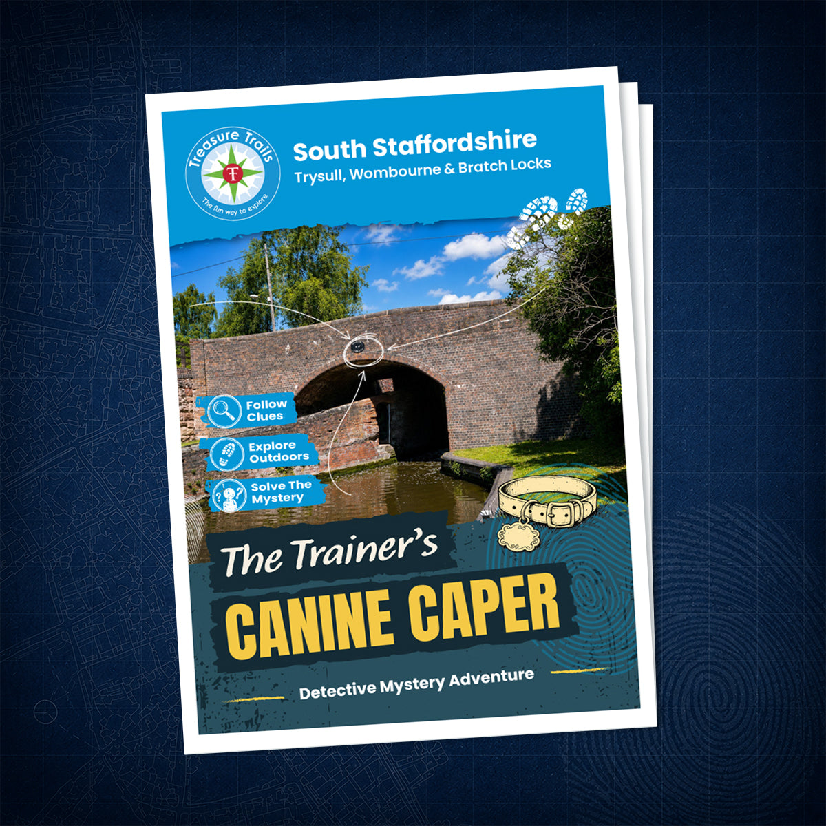 South Staffs: Trysull, Wombourne & Bratch Locks Treasure Trail - front cover