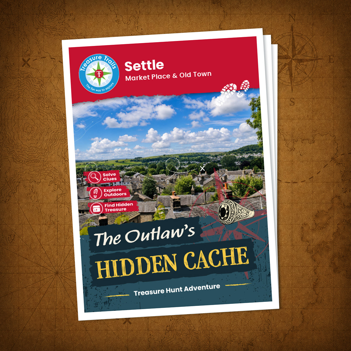 Settle - Market Place & Old Town Treasure Trail - front cover