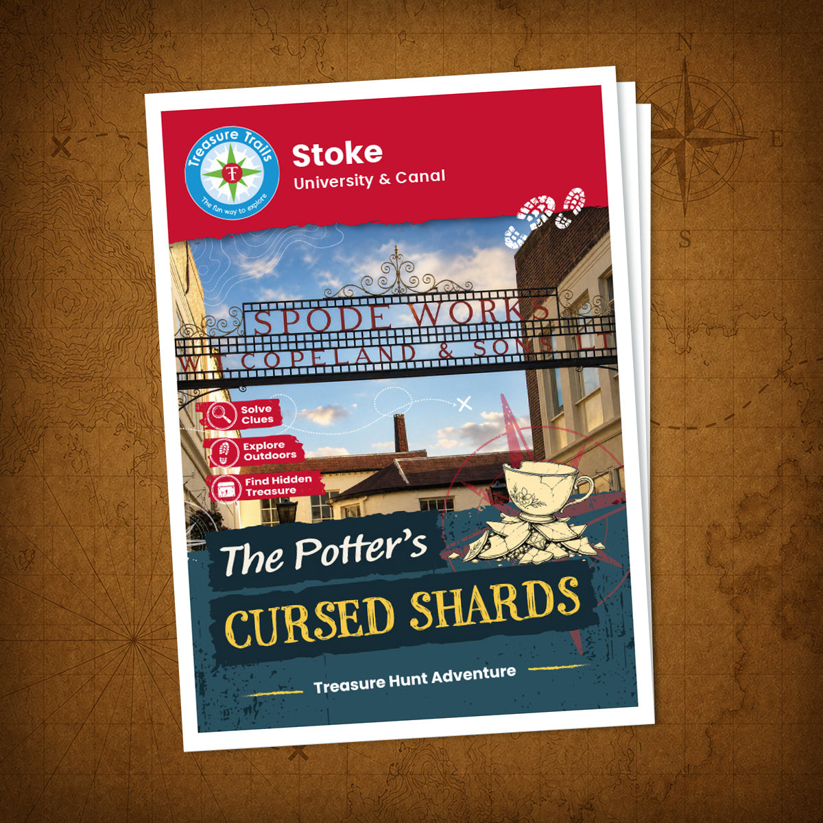 Stoke - University & Canal Treasure Trail - front cover