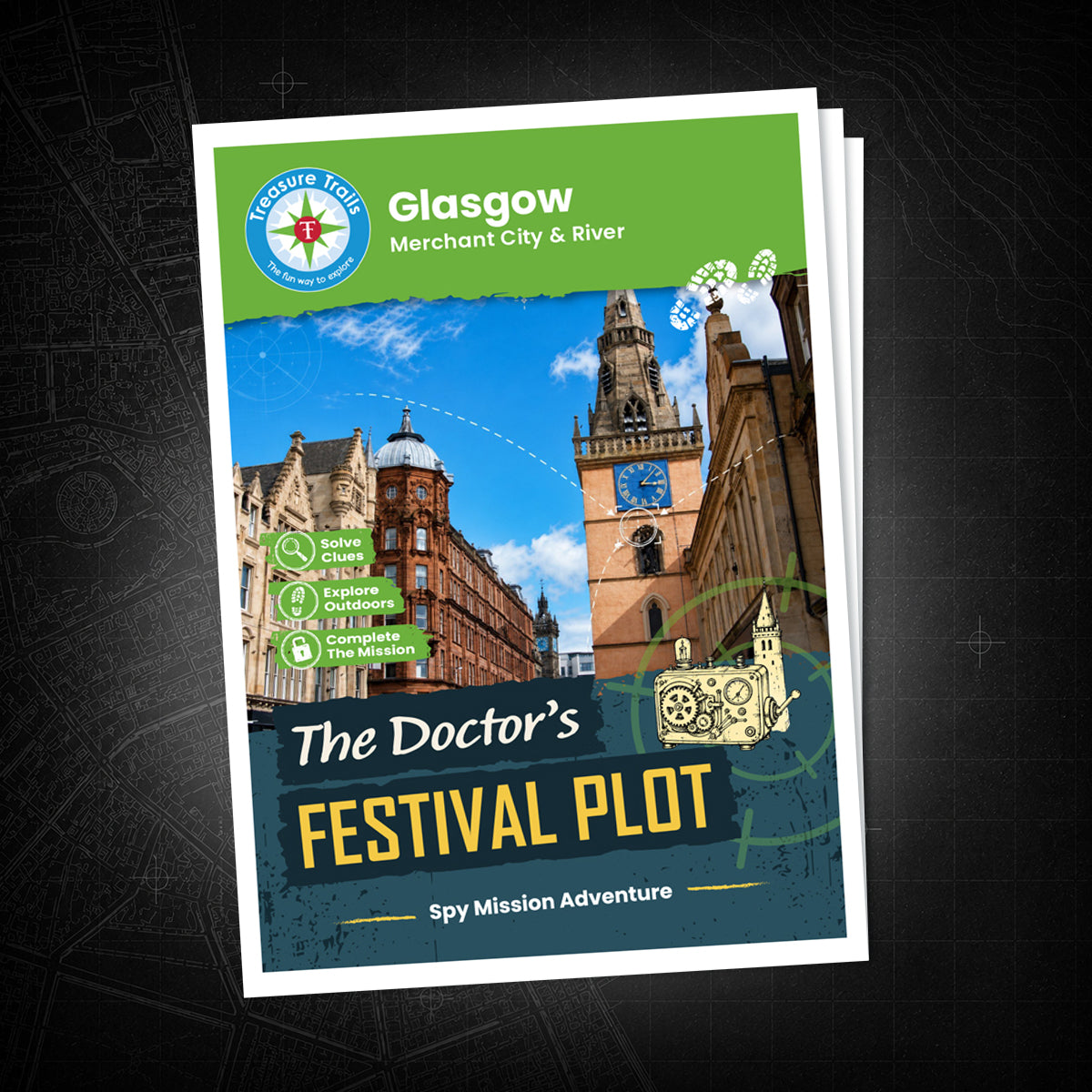 Glasgow - Merchant City & River Treasure Trail - front cover
