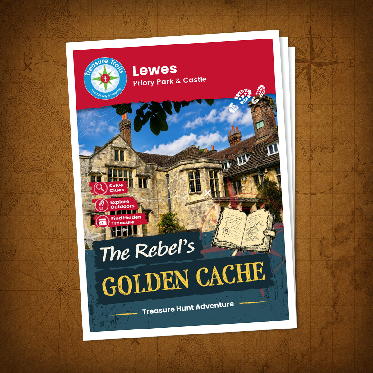 Lewes - Priory Park & Castle Treasure Trail - front cover