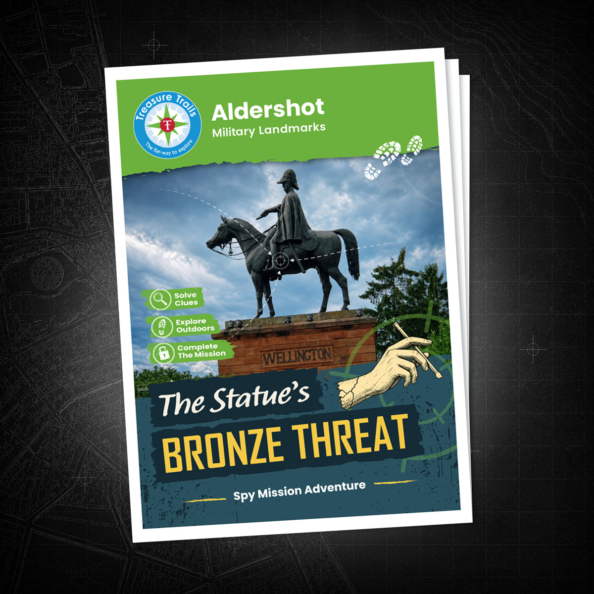 Aldershot - Military Landmarks Treasure Trail - front cover