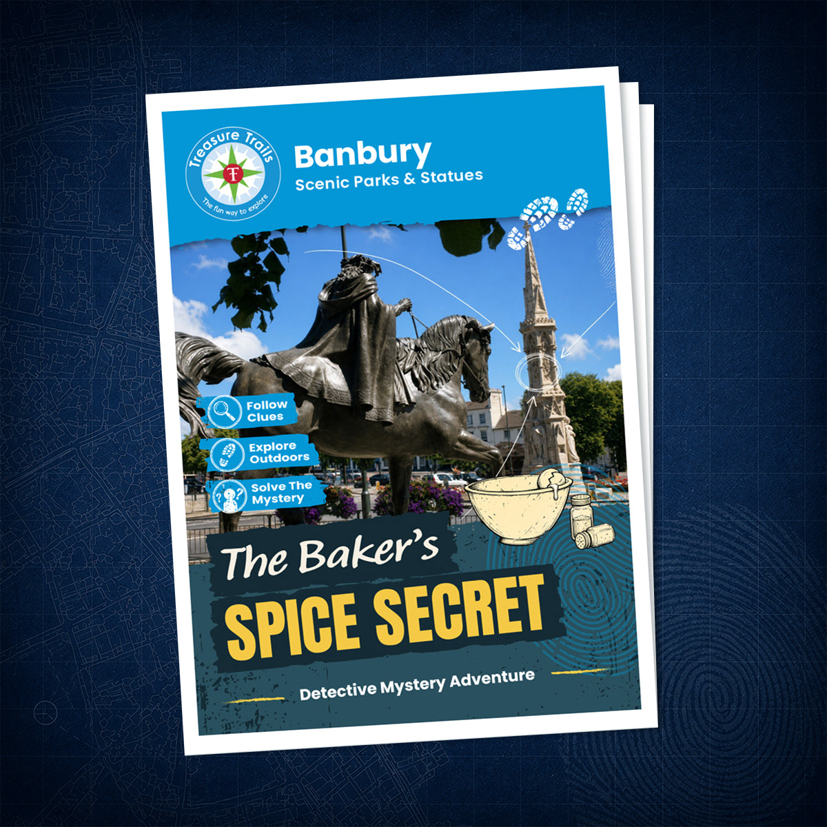 Banbury - Scenic Parks & Statues Treasure Trail - front cover