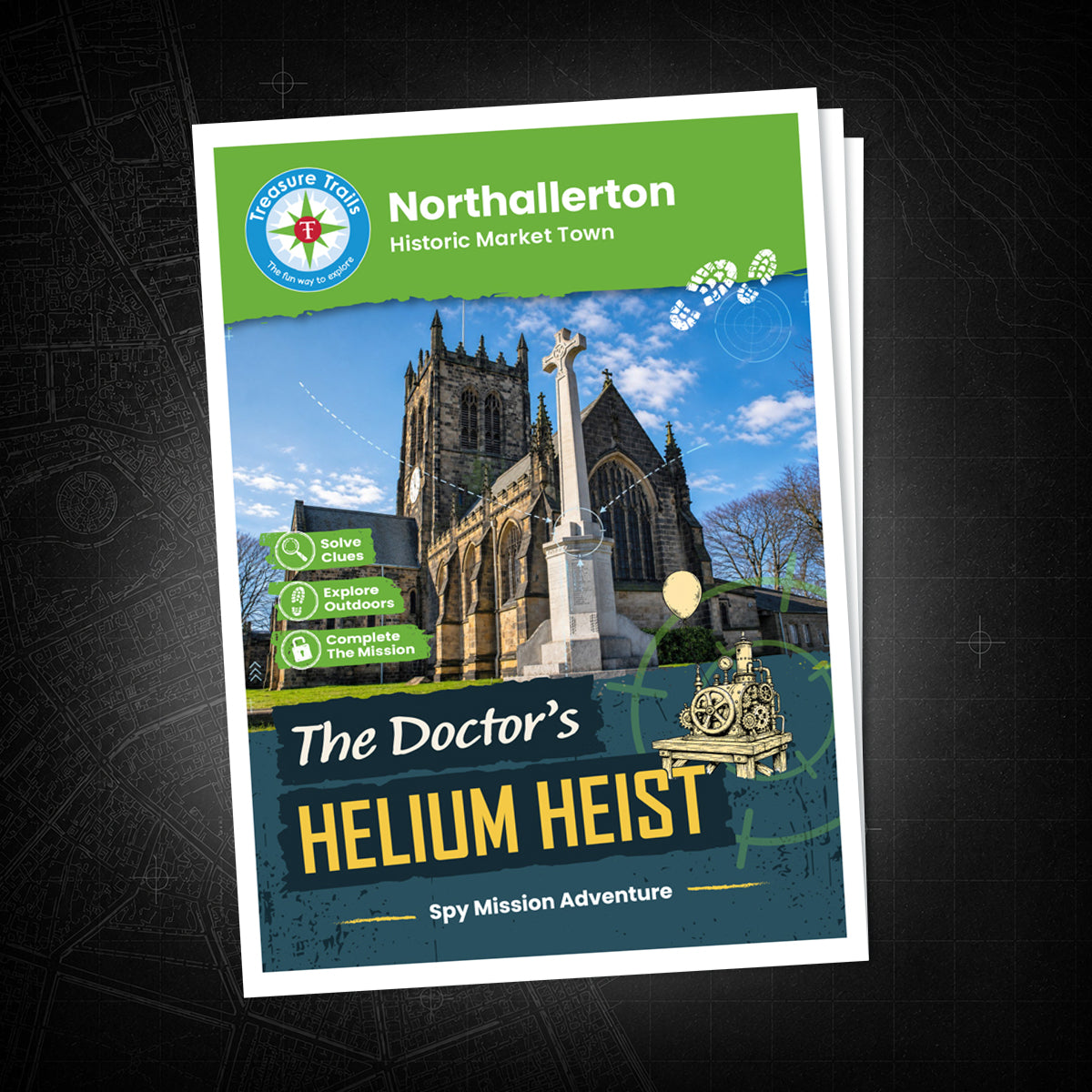 Northallerton - Historic Market Town Treasure Trail - front cover