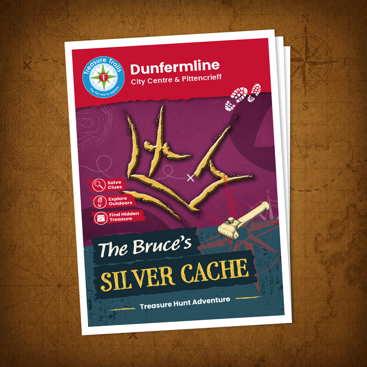 Dunfermline - City Centre & Pittencrieff Treasure Trail - front cover