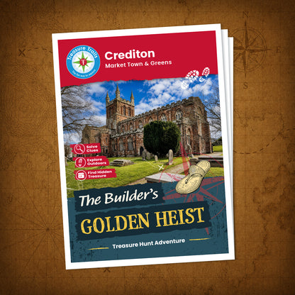 Crediton - Market Town & Greens Treasure Trail - front cover