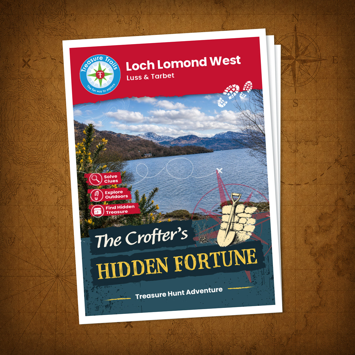 Loch Lomond West - Luss & Tarbet Treasure Trail - front cover