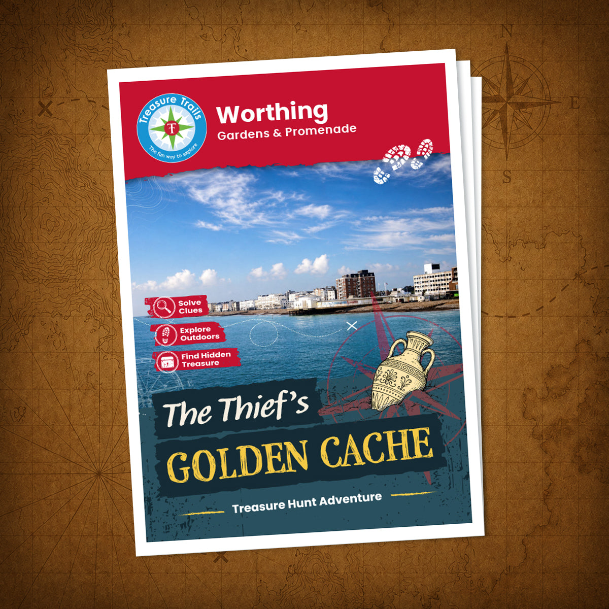 Worthing - Gardens & Promenade Treasure Trail - front cover