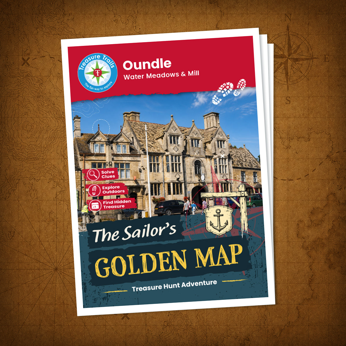 Oundle - Water Meadows & Mill Treasure Trail - front cover