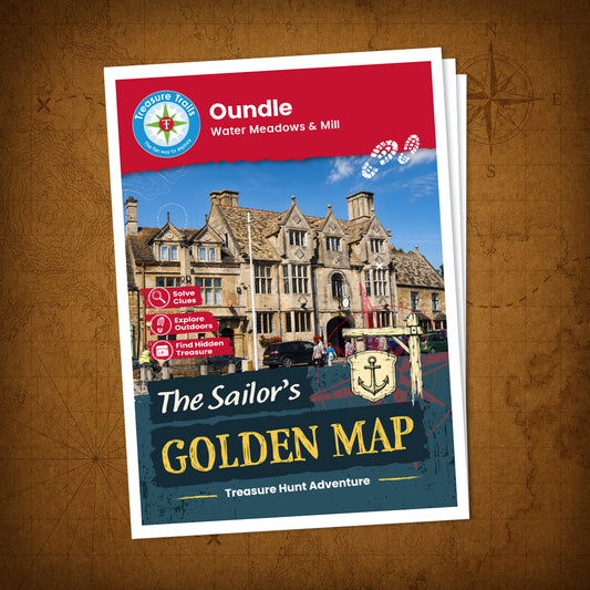 Oundle - Water Meadows & Mill Treasure Trail - front cover