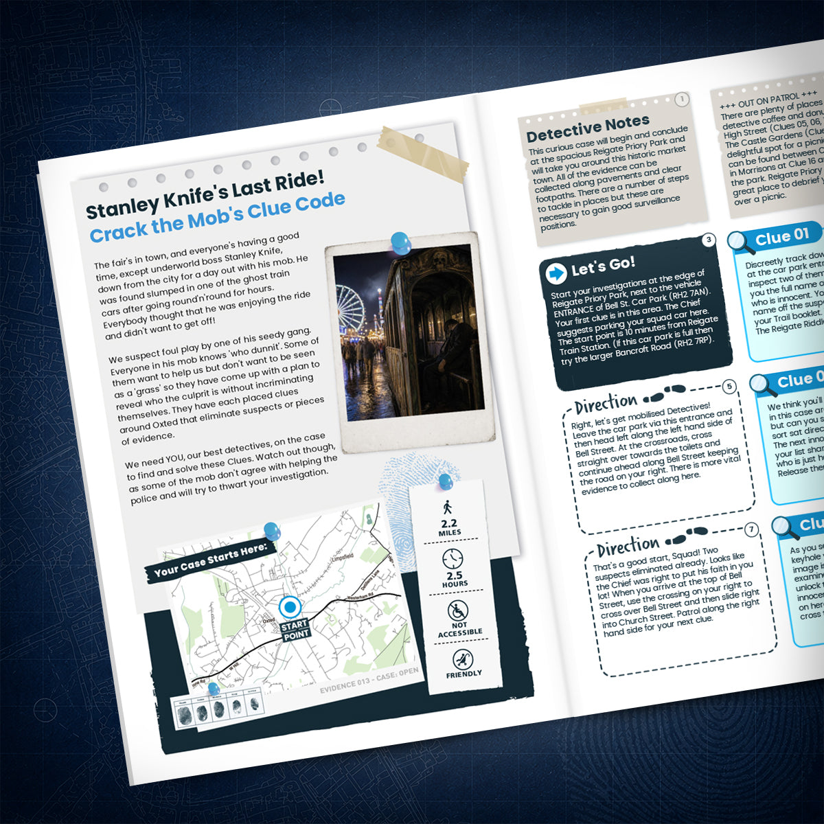 Oxted - Master Park & Old Oxted Treasure Trail - story page