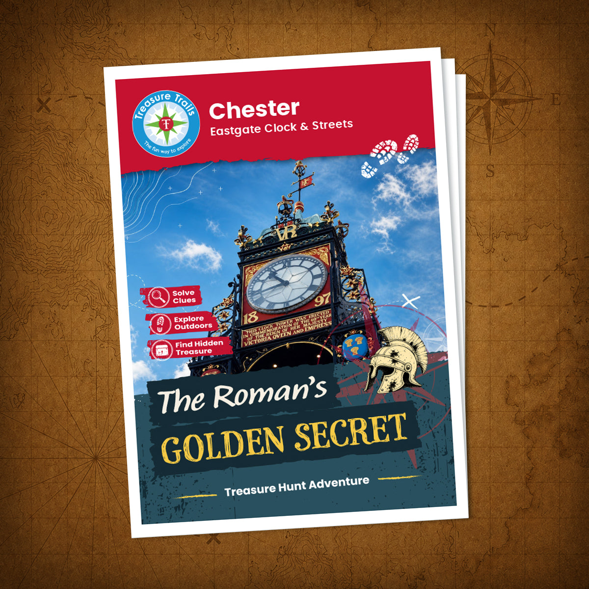 Chester - Eastgate Clock & Streets Treasure Trail - front cover