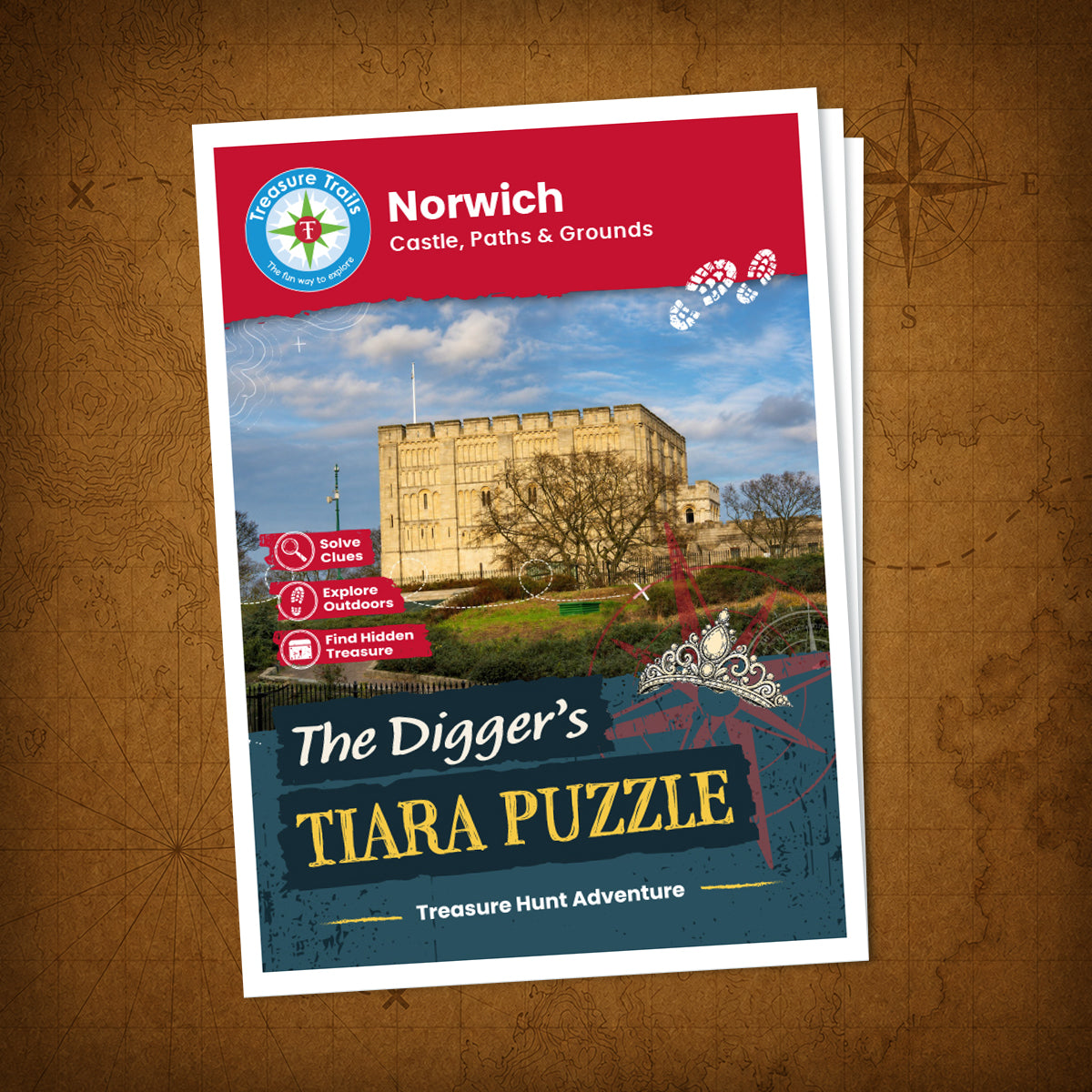 Norwich - Castle, Paths & Grounds Treasure Trail - front cover