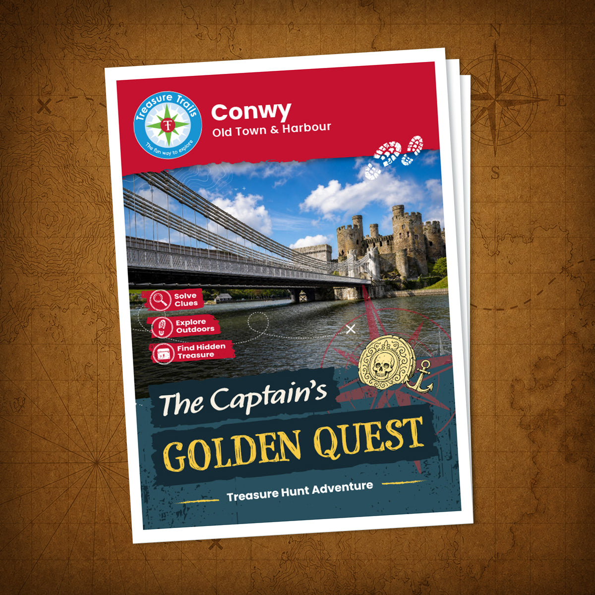 Conwy - Old Town & Harbour Treasure Trail - front cover
