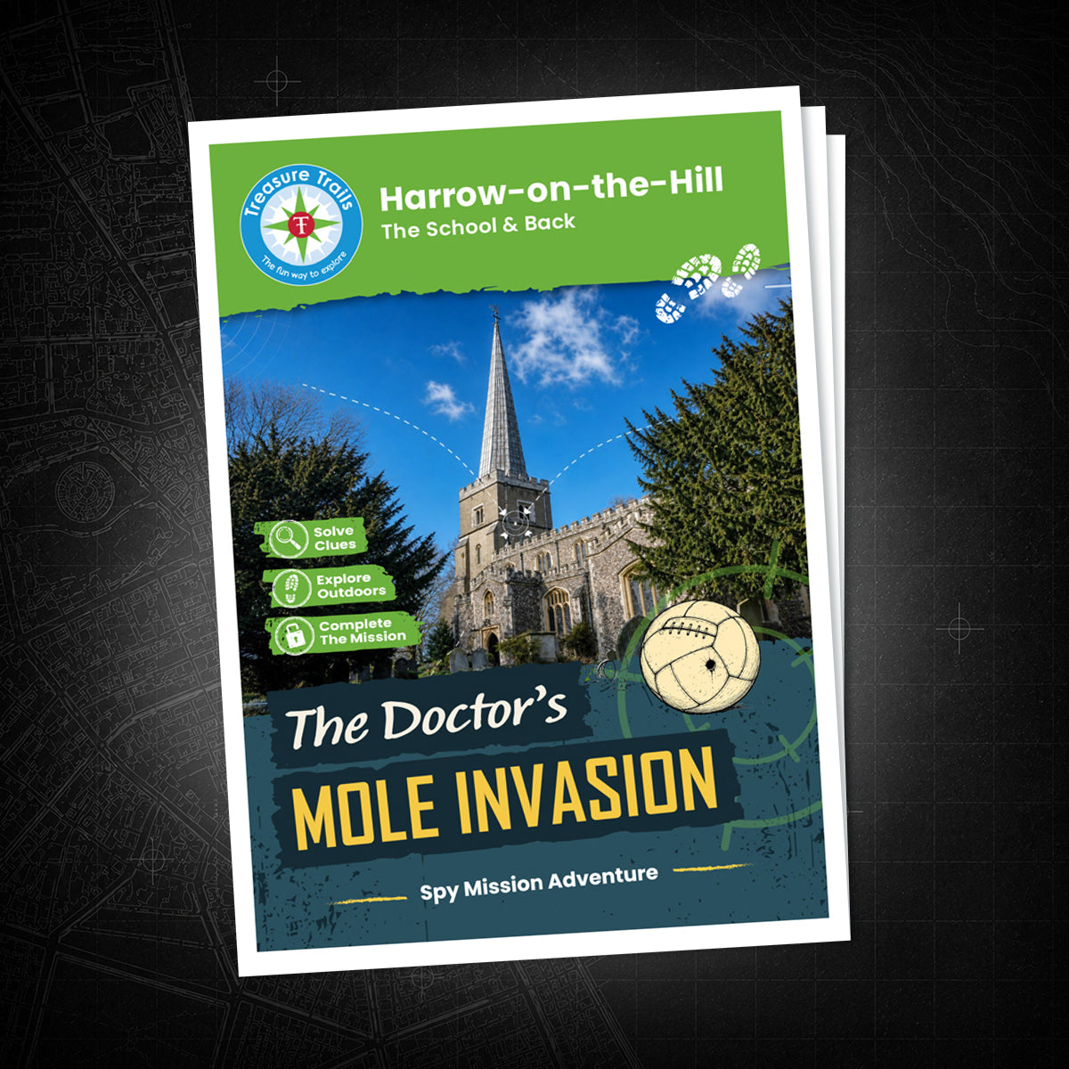 Harrow-on-the-Hill - The School & Back Treasure Trail - front cover