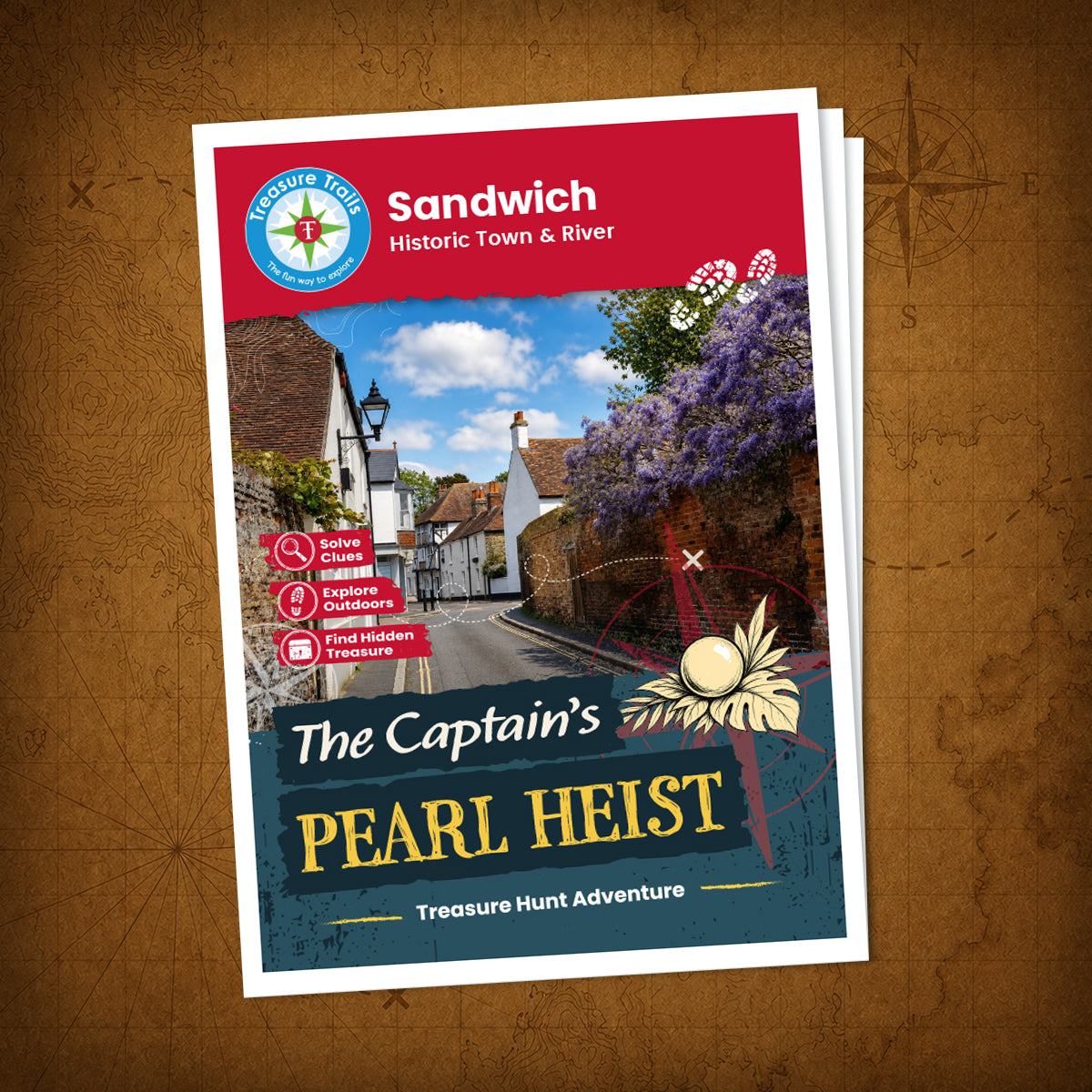 Sandwich - Historic Town & River Treasure Trail - front cover