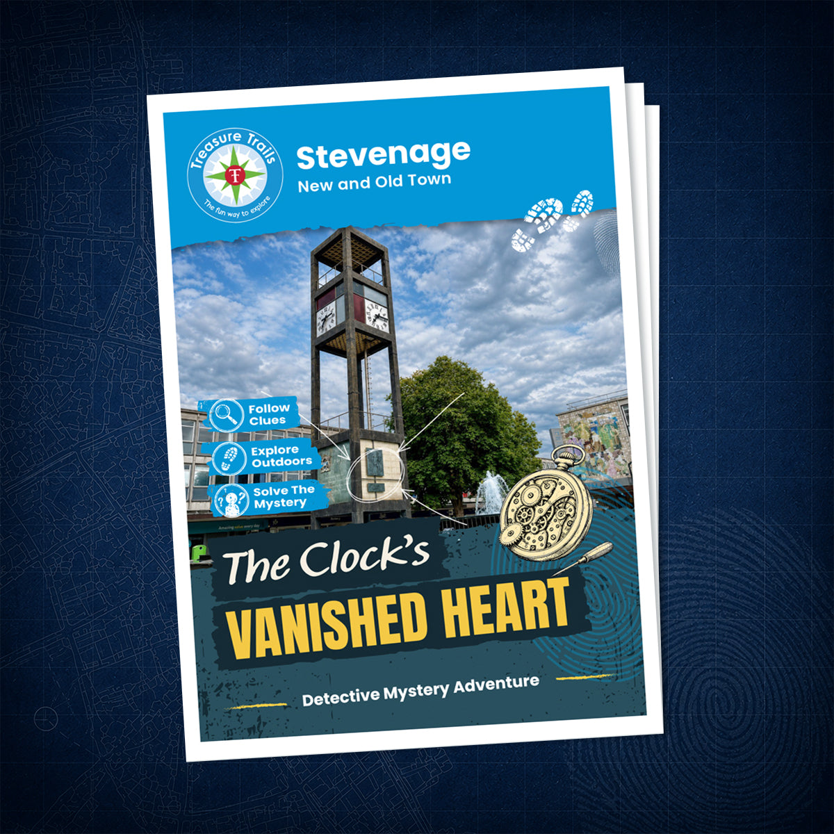 Stevenage - New and Old Town Treasure Trail - front cover