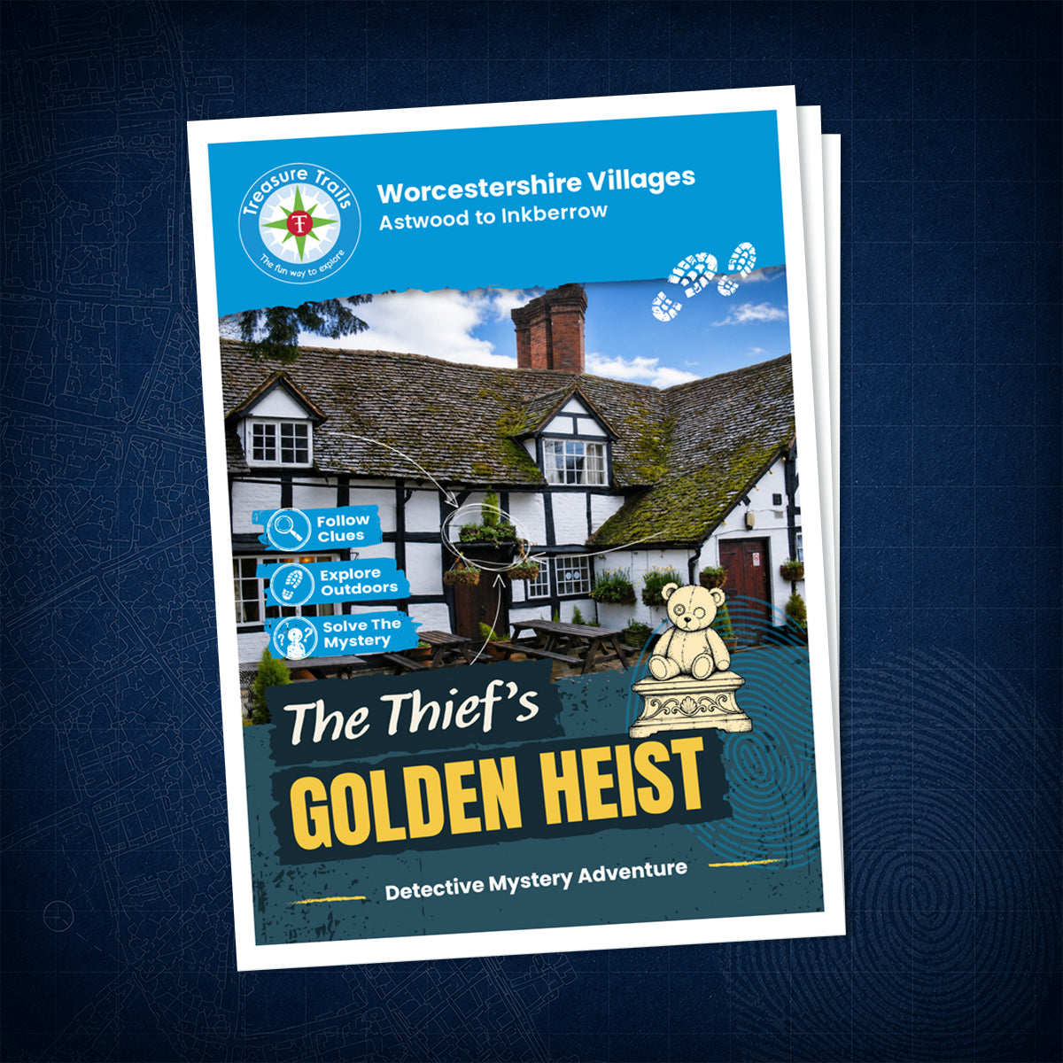 Worcestershire Villages - Astwood to Inkberrow Treasure Trail - front cover