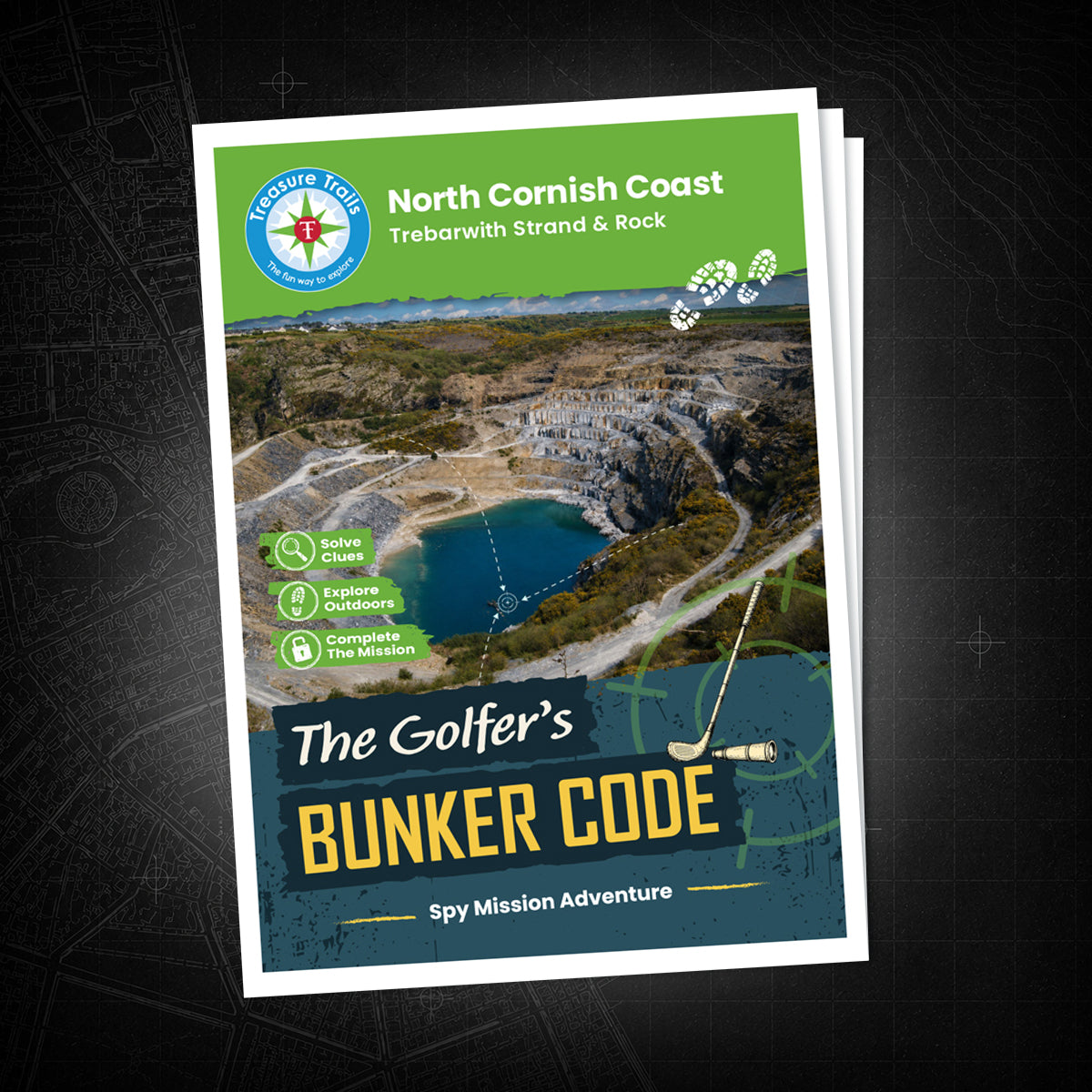 North Cornish Coast - Trebarwith Strand & Rock Treasure Trail - front cover