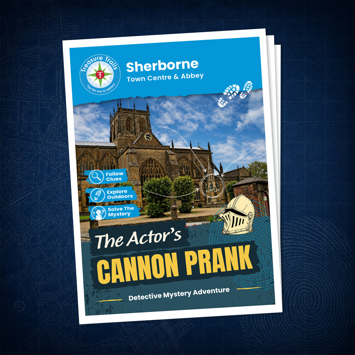 Sherborne - Town Centre & Abbey Treasure Trail - front cover
