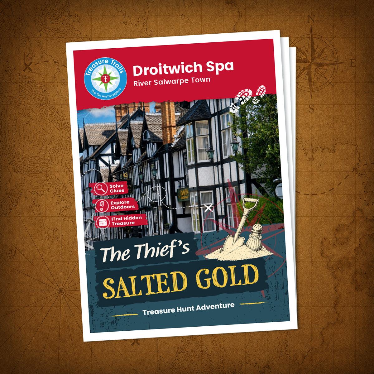 Droitwich Spa - River Salwarpe Town Treasure Trail - front cover