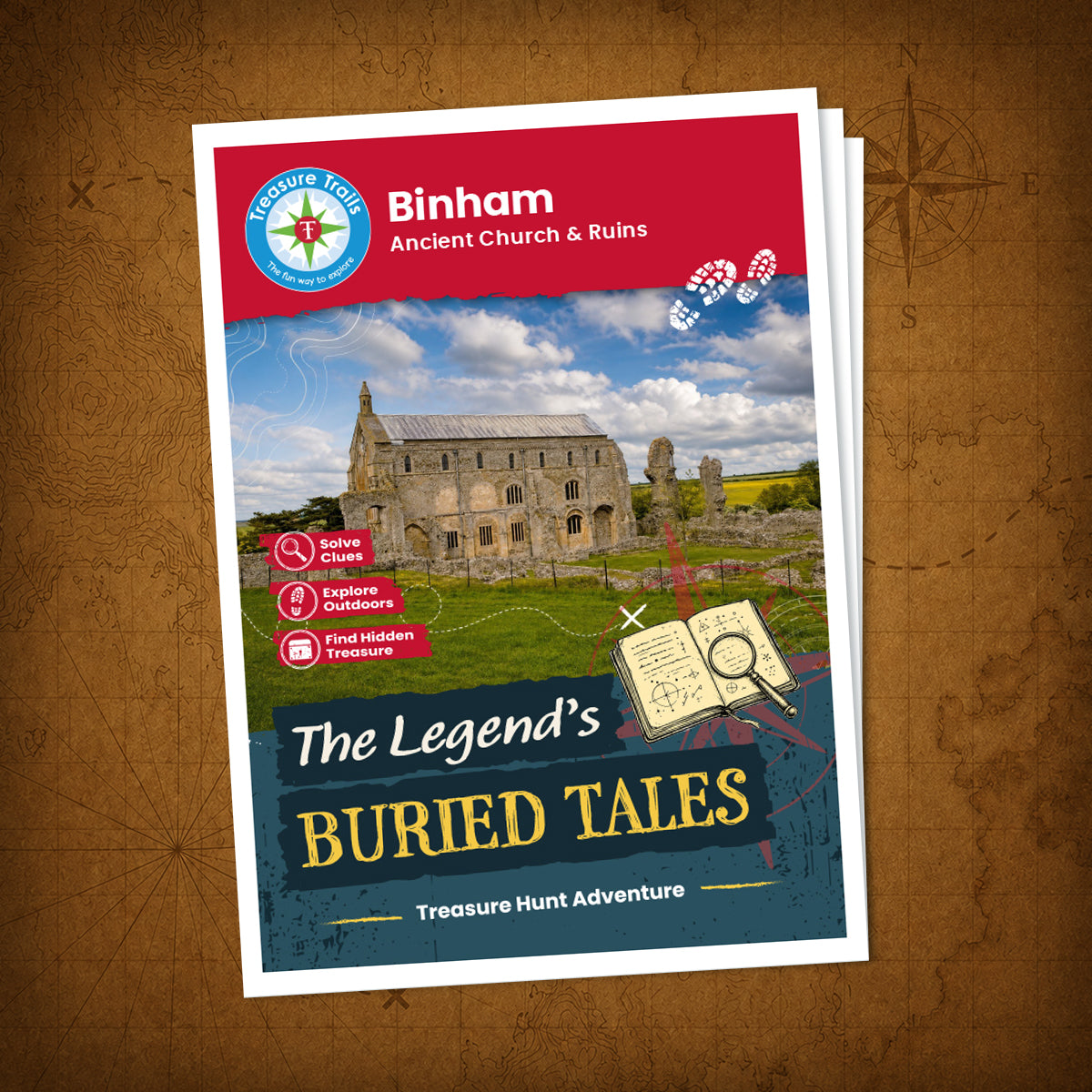 Binham - Ancient Church & Ruins Treasure Trail - front cover