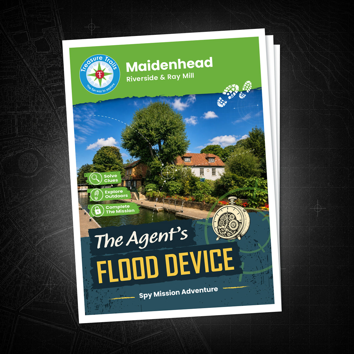 Maidenhead - Riverside & Ray Mill Treasure Trail - front cover