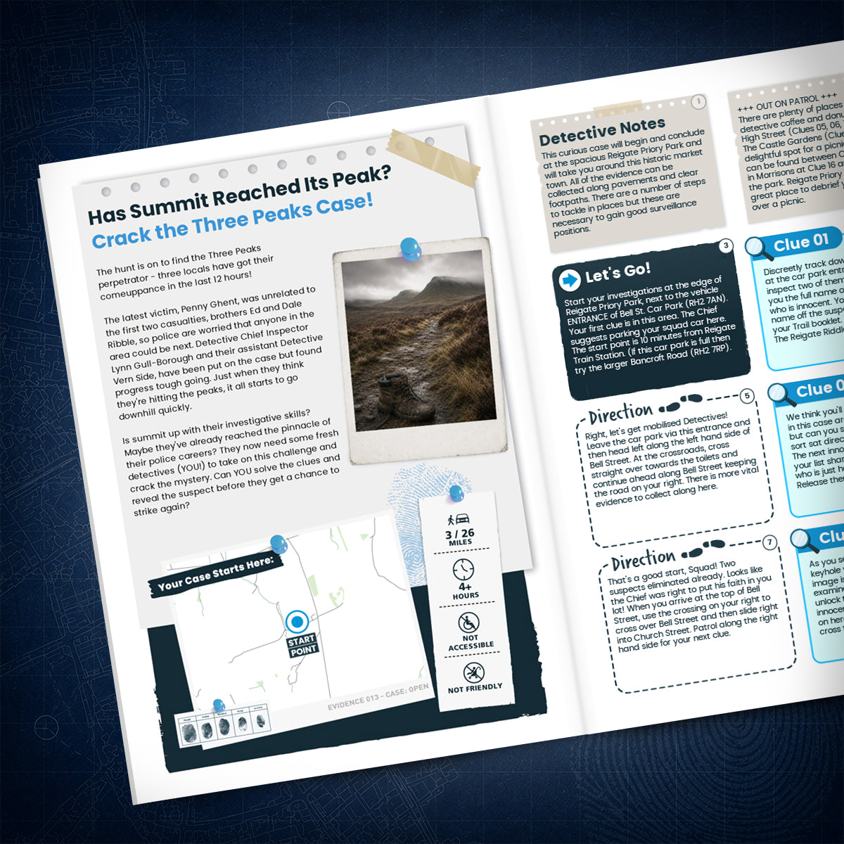 Yorkshire Dales - The Three Peaks Treasure Trail - story page