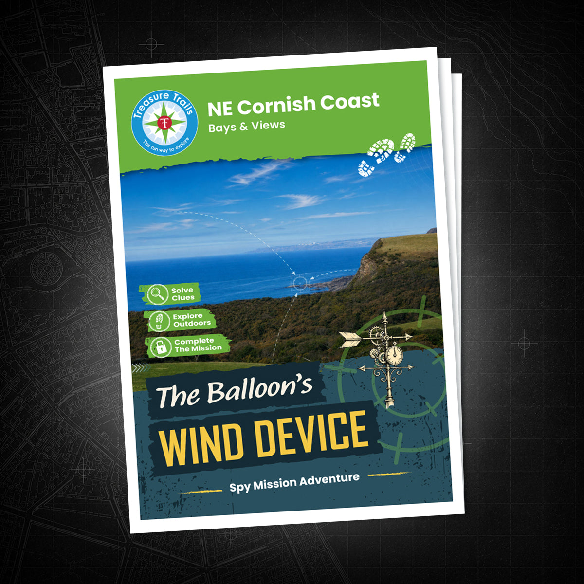 NE Cornish Coast - Bays & Views Treasure Trail - front cover