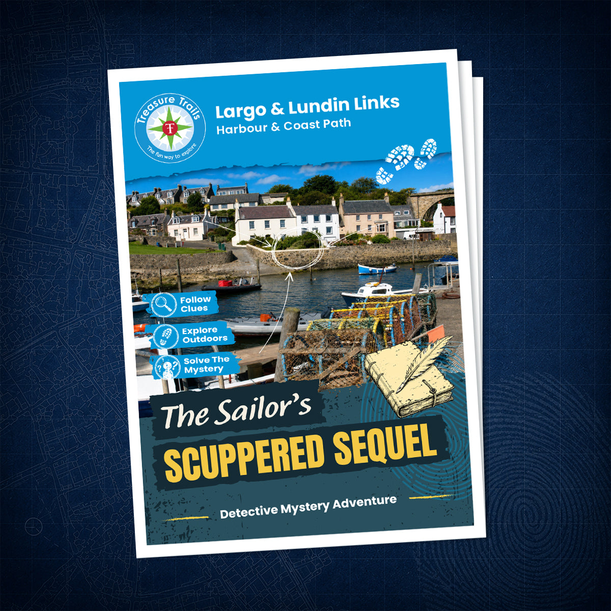 Largo & Lundin Links - Harbour & Coast Path Treasure Trail - front cover