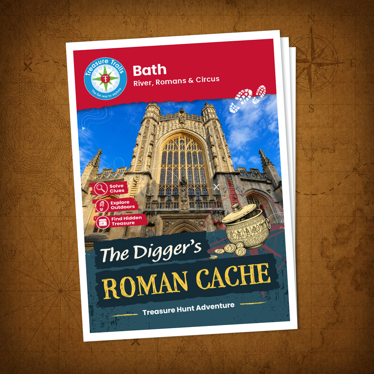 Bath - River, Romans & Circus Treasure Trail - front cover