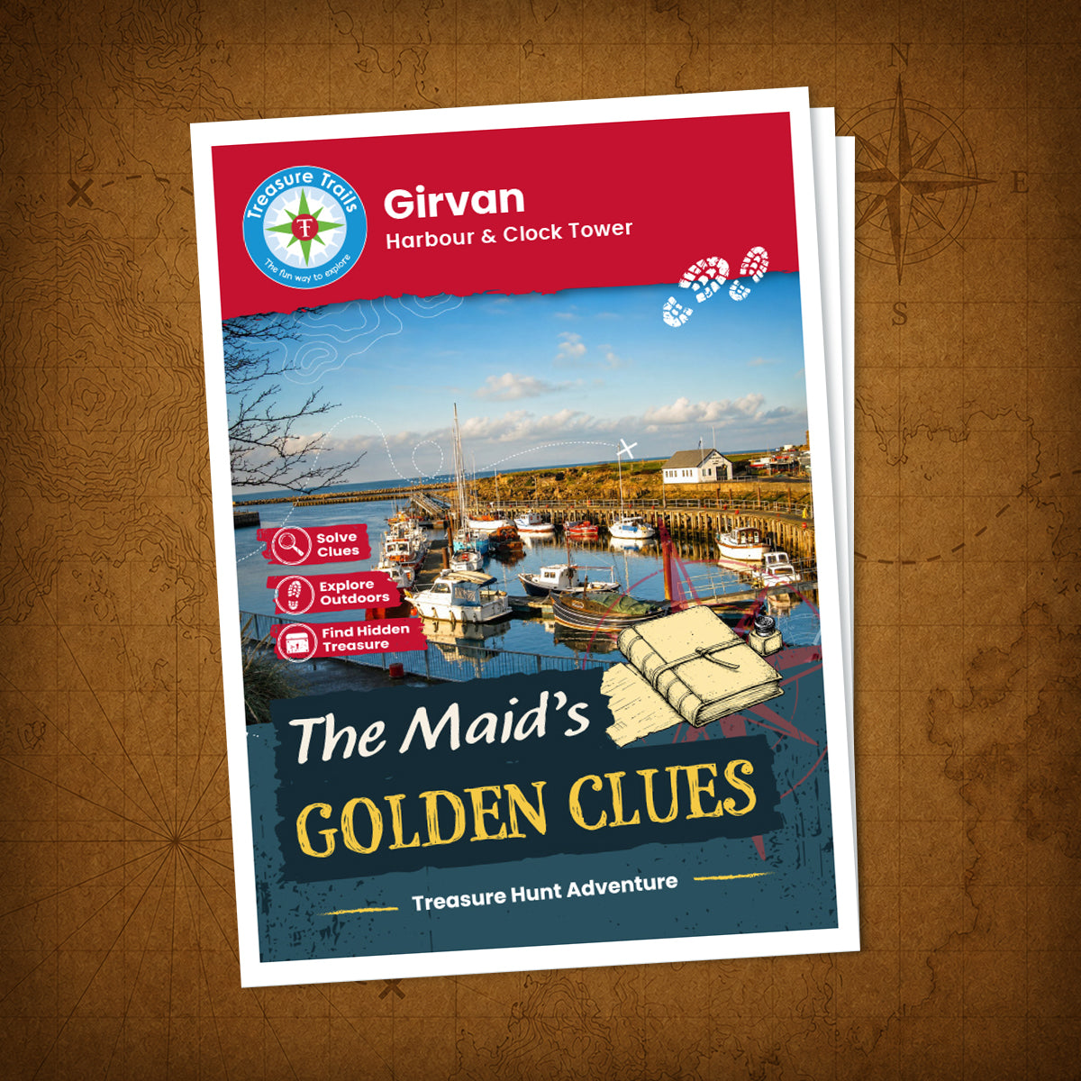 Girvan - Harbour & Clock Tower Treasure Trail - front cover
