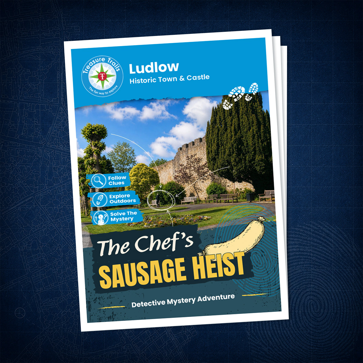 Ludlow - Historic Town & Castle Treasure Trail - front cover