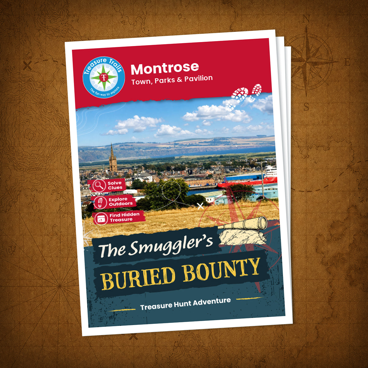 Montrose - Town, Parks & Pavilion Treasure Trail - front cover