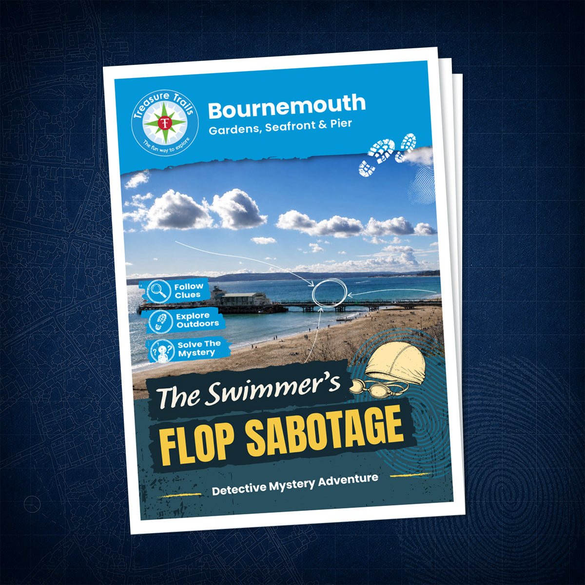 Bournemouth - Gardens, Seafront & Pier Treasure Trail - front cover