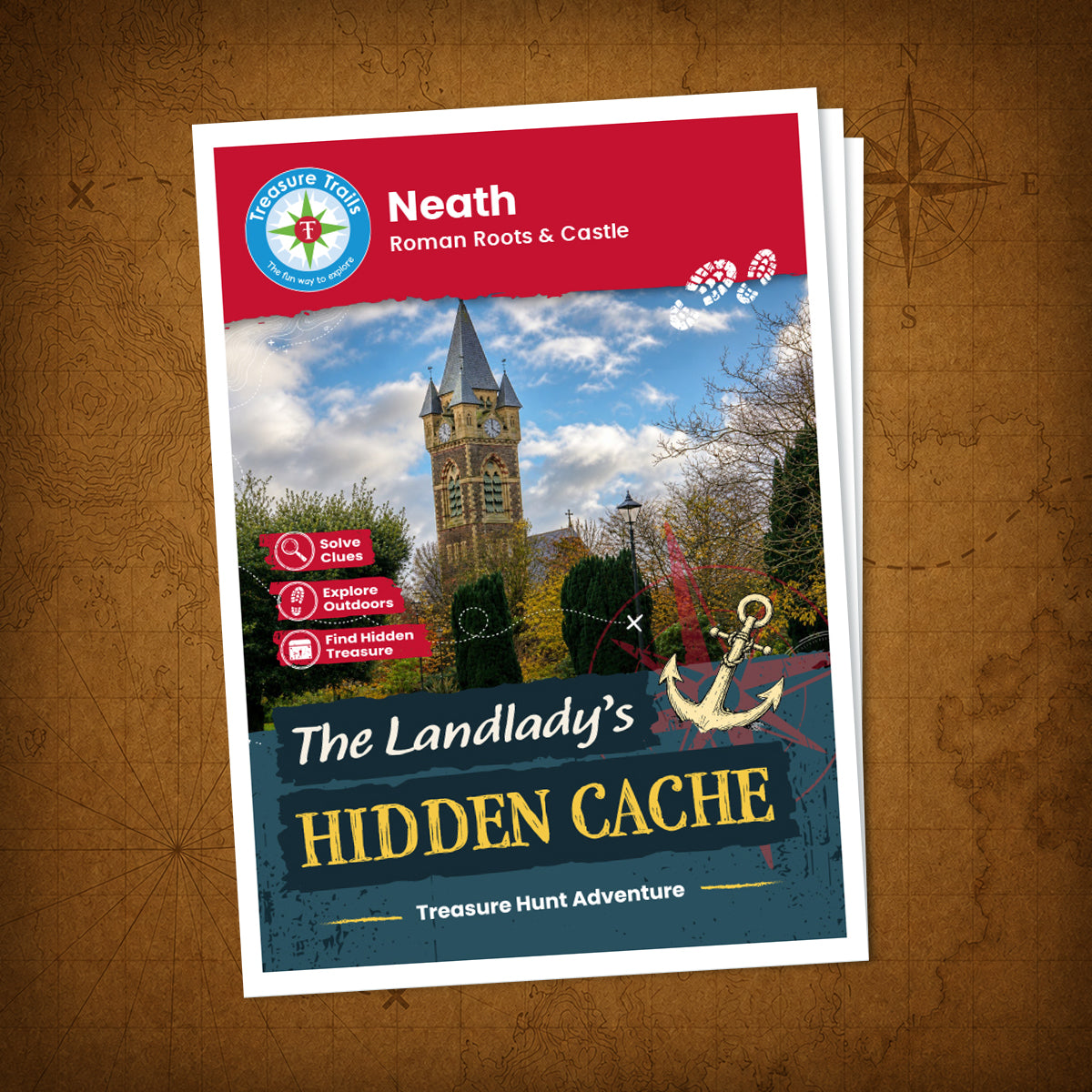 Neath - Roman Roots & Castle Treasure Trail - front cover