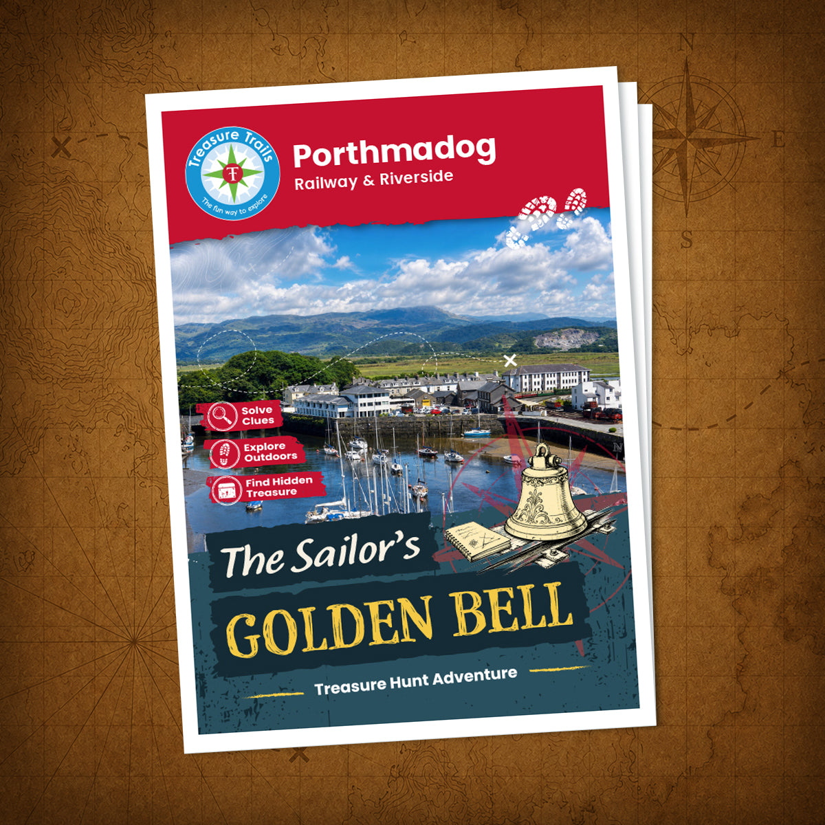 Porthmadog - Railway & Riverside Treasure Trail - front cover