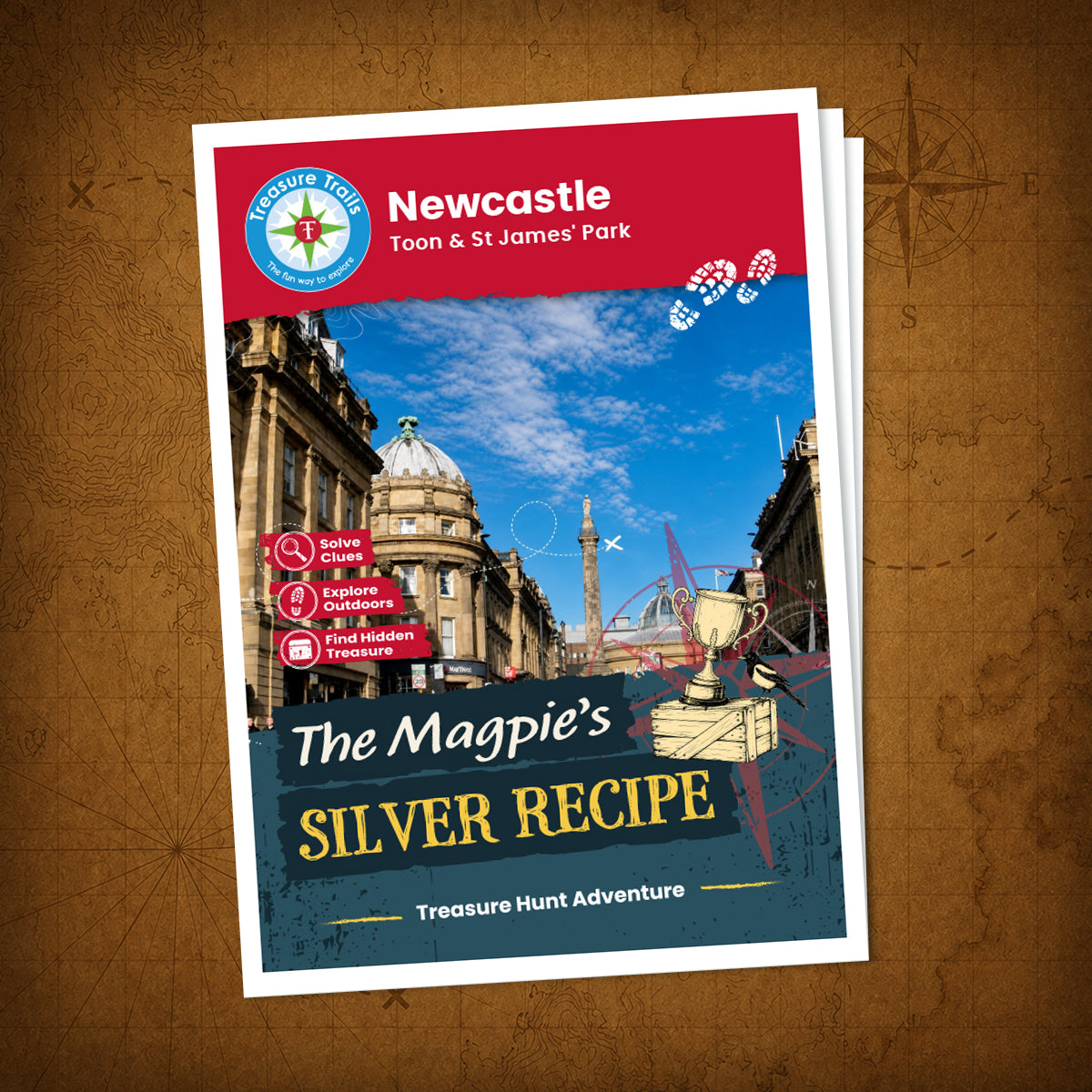 Newcastle - Toon & St James' Park Treasure Trail - front cover