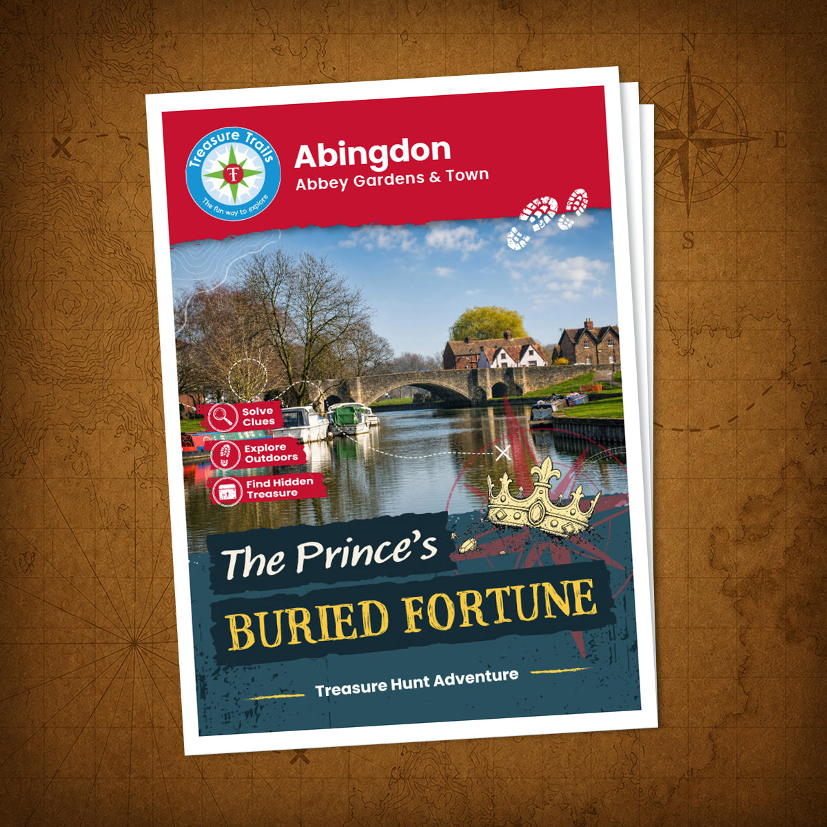 Abingdon - Abbey Gardens & Town Treasure Trail - front cover