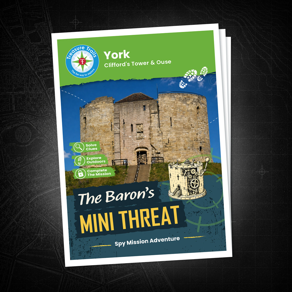 York - Clifford's Tower & Ouse Treasure Trail - front cover