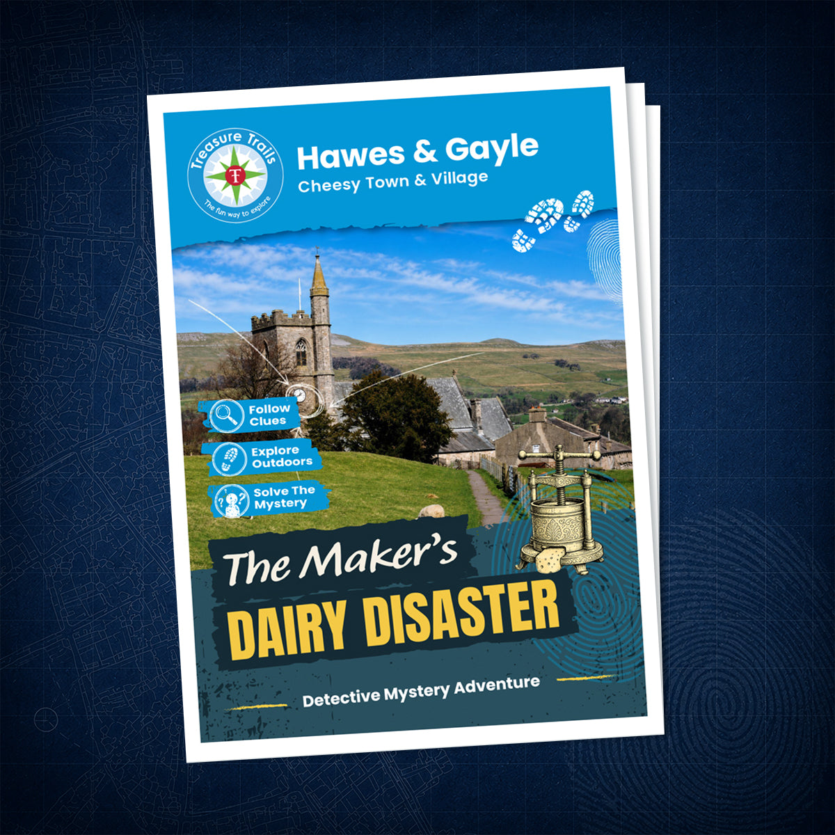 Hawes & Gayle - Cheesy Town & Village Treasure Trail - front cover