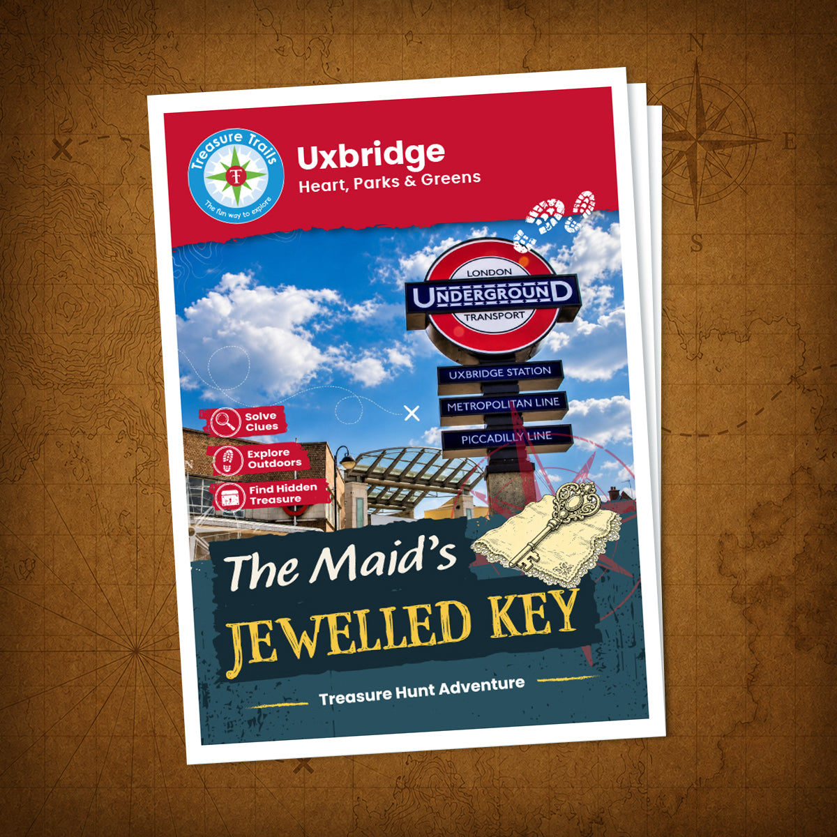 Uxbridge - Heart, Parks & Greens Treasure Trail - front cover