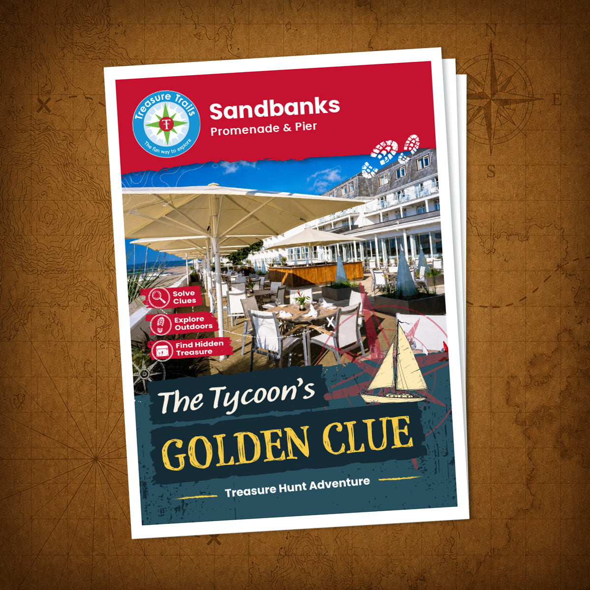 Sandbanks - Promenade & Pier Treasure Trail - front cover