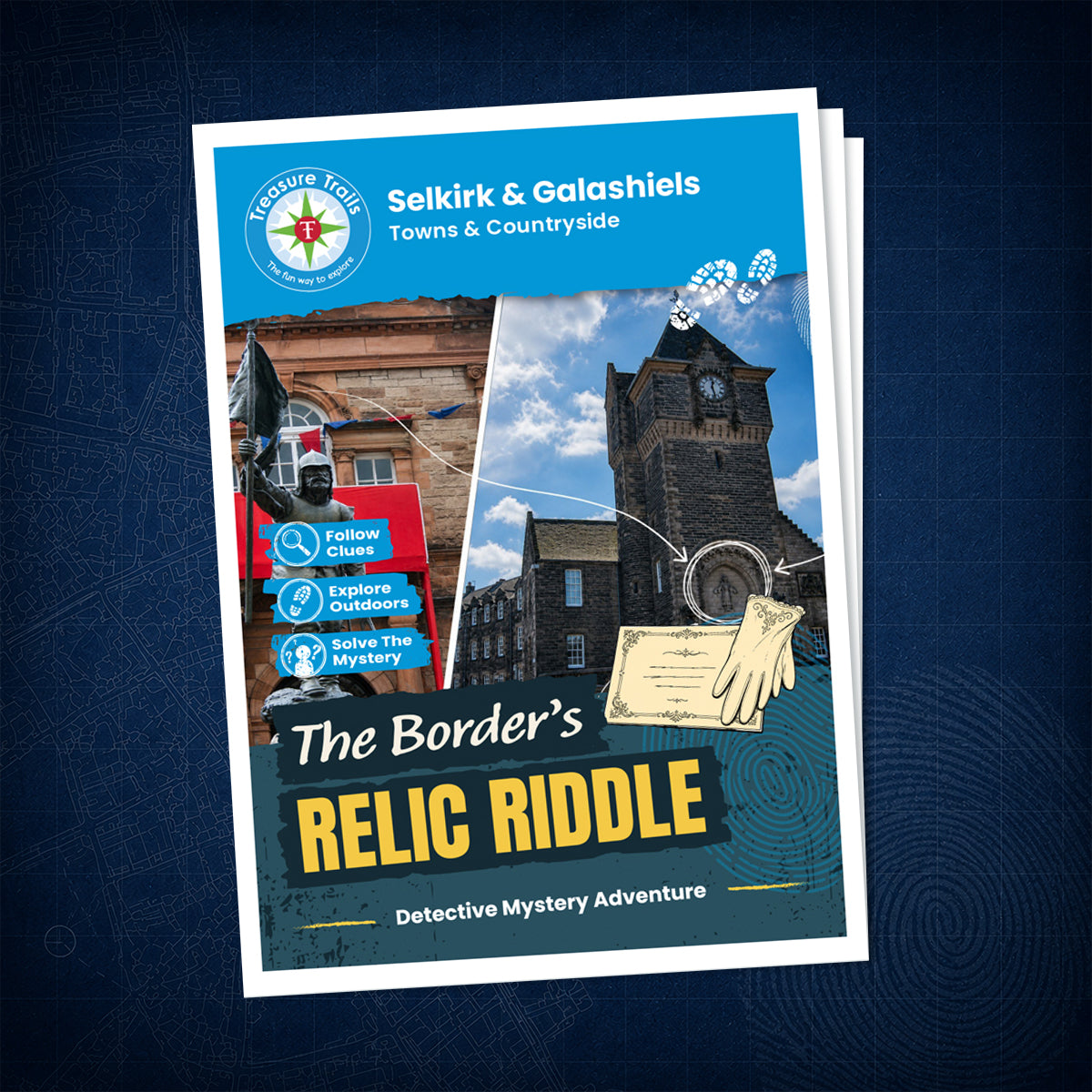Selkirk & Galashiels - Towns & Countryside Treasure Trail - front cover