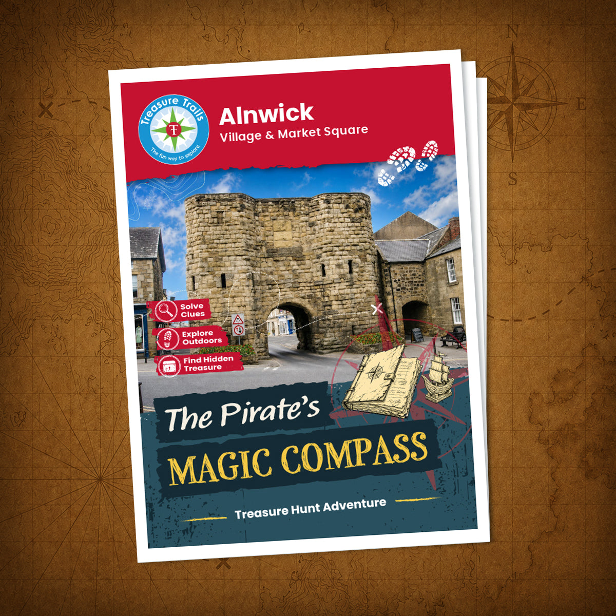 Alnwick - Village and Market Square Treasure Trail - front cover