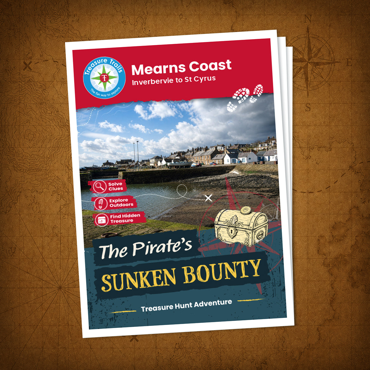 Mearns Coast - Inverbervie to St Cyrus Treasure Trail - front cover
