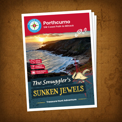 Porthcurno - SW Coast Path to Minack Treasure Trail - front cover