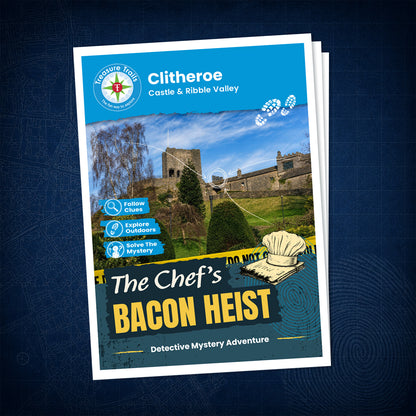 Clitheroe - Castle & Ribble Valley Treasure Trail - front cover