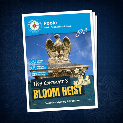 Poole - Park, Fountains & Lake Treasure Trail - front cover